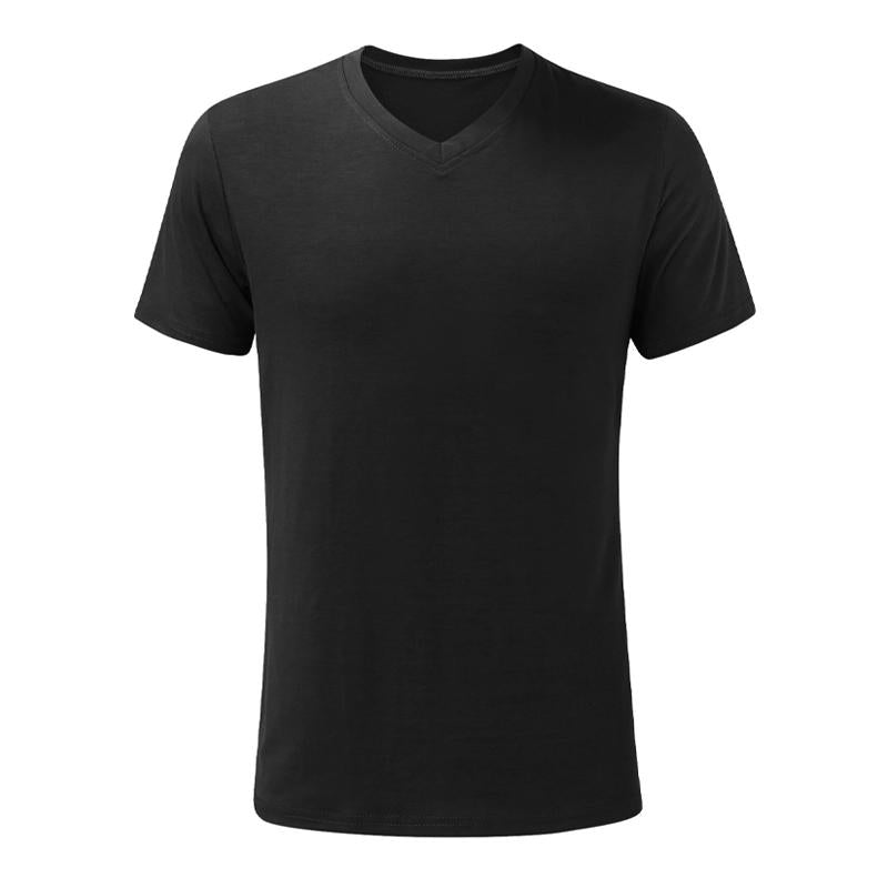 Men's Cotton V-Neck Short Sleeve T-Shirt