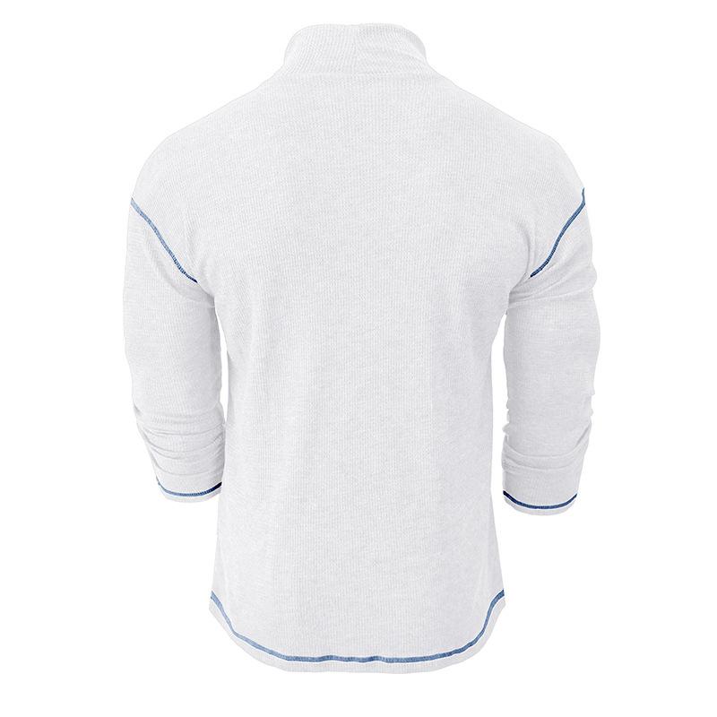 Men's Turtleneck Long Sleeve Pullover T-shirt